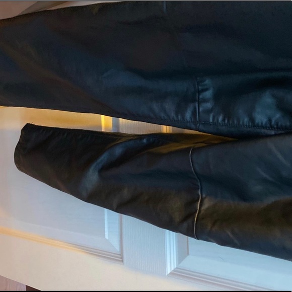 Free people leather moto overalls. Price negotiable. All in CAD - Picture 1 of 5